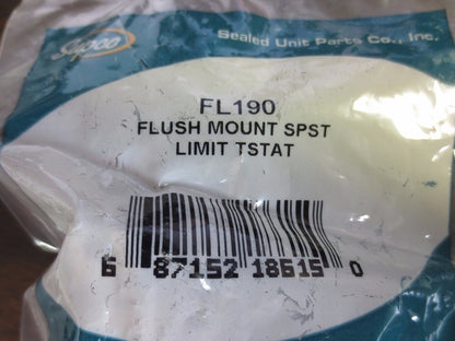 SUPCO FL190 FLUSH MOUNT SPST LIMIT THERMOSTAT - NEW SURPLUS - LOT of 21