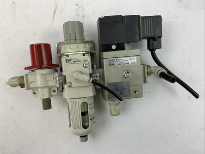 SMC AV2000-N02-5DZ 24VDC AW20-N02B-CZ-B 125PSI VHS20-N02B-Z 15-150PSI0