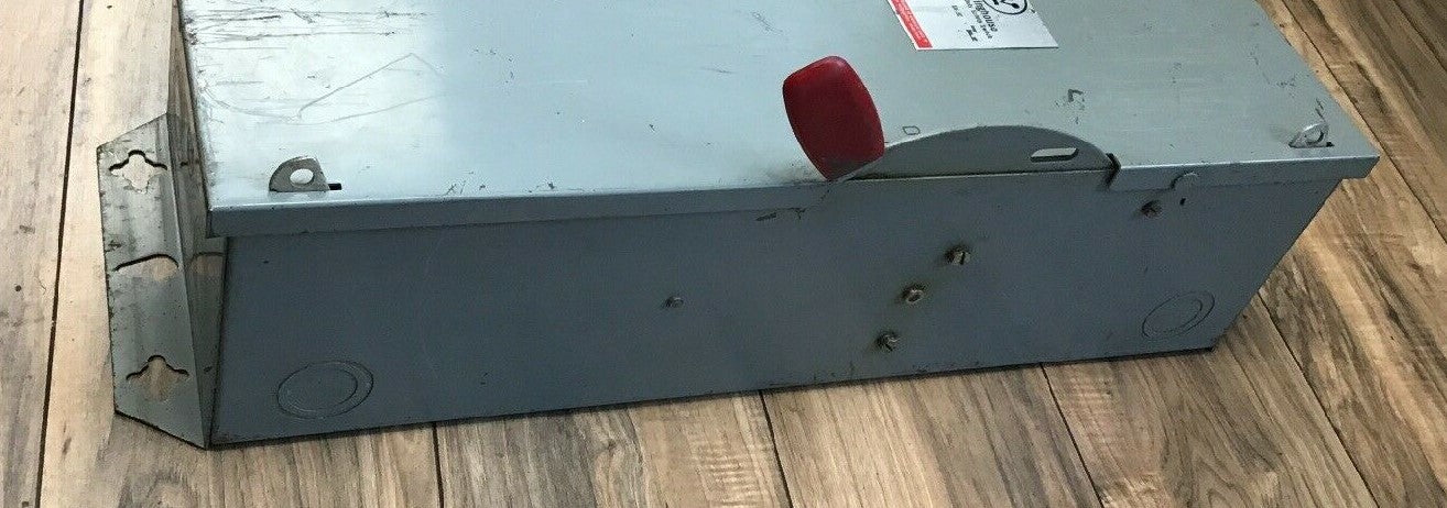 WESTINGHOUSE HUN323 SAFETY SWITCH 100A 240VAC TYPE1 ENCLOSURE-INDOOR3