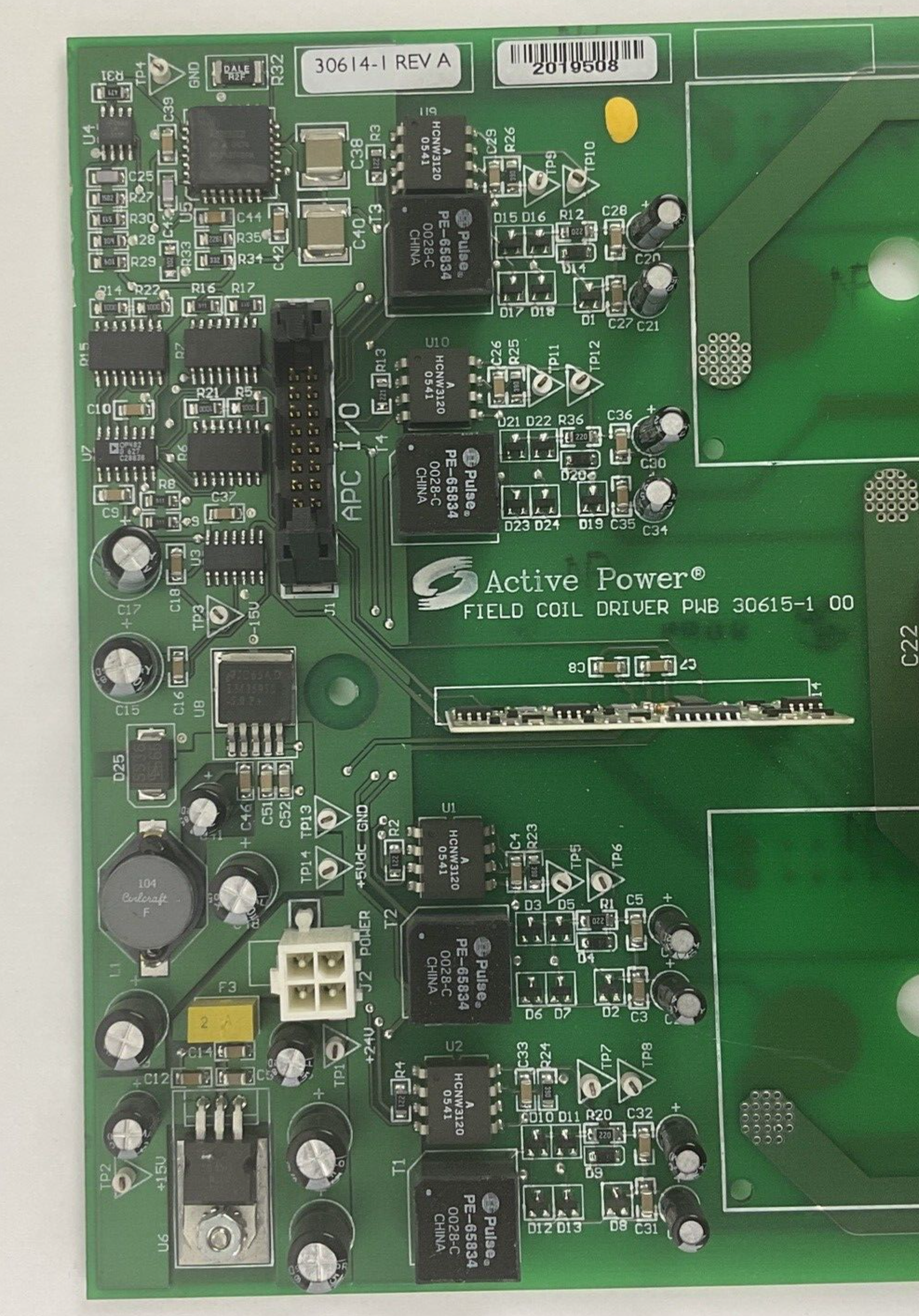 ACTIVE POWER 30615-1 FIELD COIL DRIVER PWB 30614-1 REV.A LSC-5 94V-0 35061
