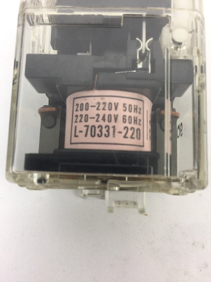 YASKAWA RAP-6 3A3B RELAY 250 VAC MAX .8A WITH YASKAWA TPA-F14B RELAY SOCKET4