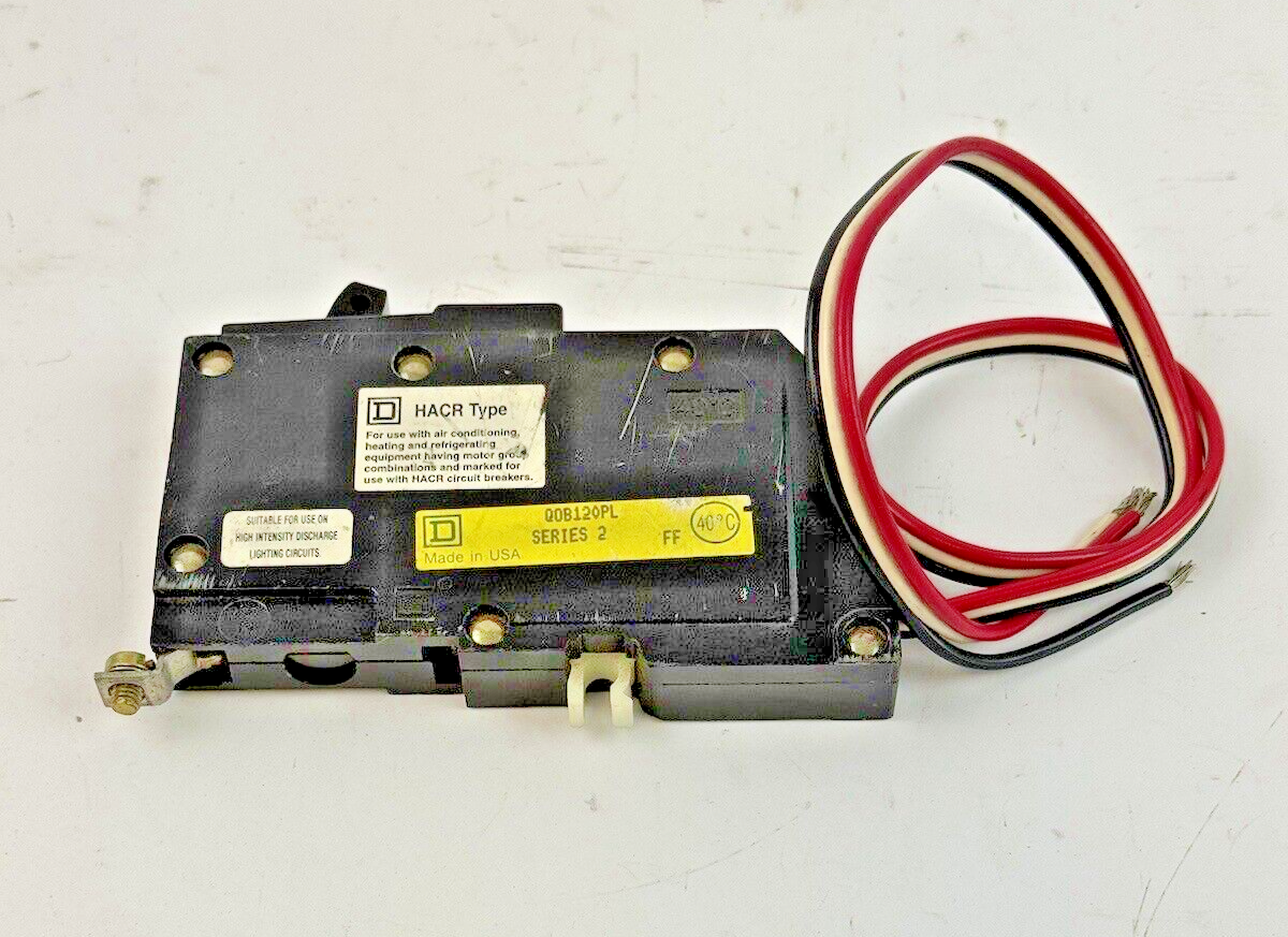 SQUARE D - QOB-PL - REMOTE CONTROLLED CIRCUIT BREAKER - 1 POLE/20A/240VAC/QOB4
