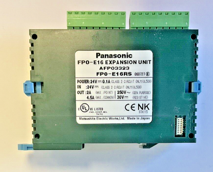 PANASONIC FP0-E16RS EXPANSION UNIT 24VDC 0.1A 250VAC4