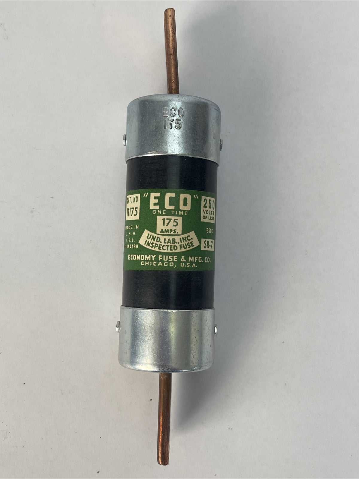 ECONOMY ECO 175 ONE-TIME FUSE 175AMPS 250VAC0