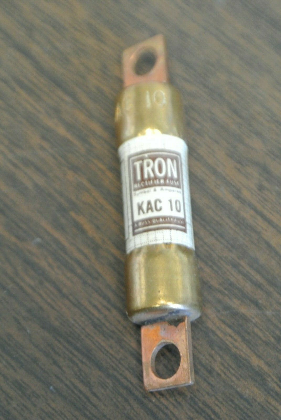 LOT of 9 / BUSS / TRON KAC-10 RECTIFIER FUSE / 10A / 600V / NEW SURPLUS2