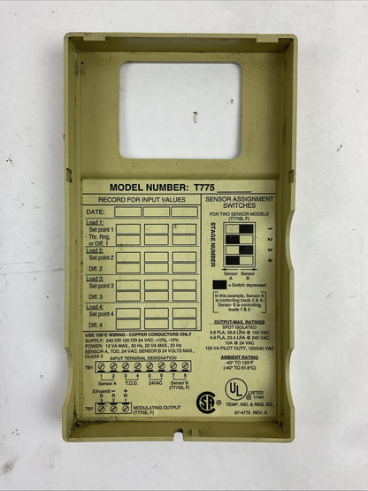 HONEYWELL T775A1035 TEMPERATURE CONTROLLER OUTPUT 120/240VAC6