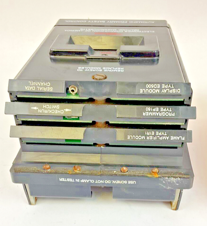 FIREYE EB-700 SAFETY CONTROLLER E1R1 FLAME AMP, EP160 PROGRAMMER, ED500 DISPLAY4