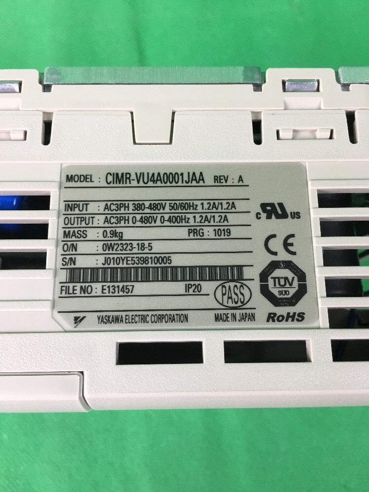 YASKAWA V1000 DRIVE CIMR-VU4A0001JAA 400V 1.2A AC 3PH 480V1
