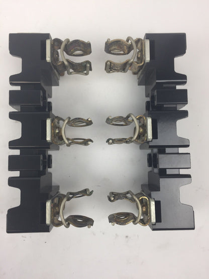 ALLEN BRADLEY 1491-N226 FUSE BLOCK 31-60 AMPS 250 VOLT 3 POLE SERIES A4