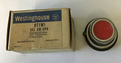 WESTINGHOUSE OT1W1 SELECTOR SWITCH OPERATOR ****LOTOF3****1