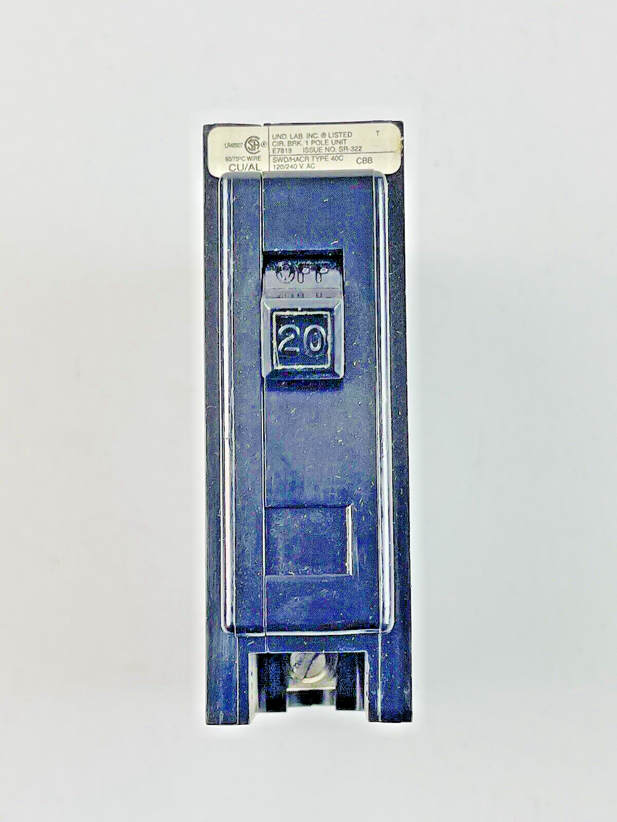 CHALLENGER **LOT OF 10** - CBB1020 - 20A/1 POLE/240 VAC/BOLT ON/TYPE CBB - NEW3