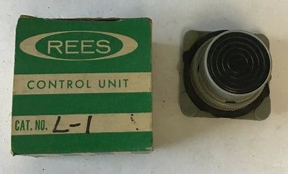  REES L1 BLACK PUSH BUTTON PLASTIC HOUSING0