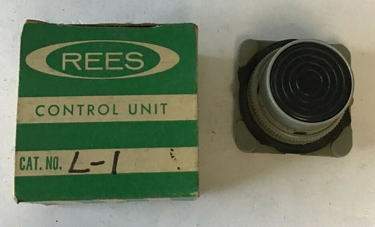  REES L1 BLACK PUSH BUTTON PLASTIC HOUSING0