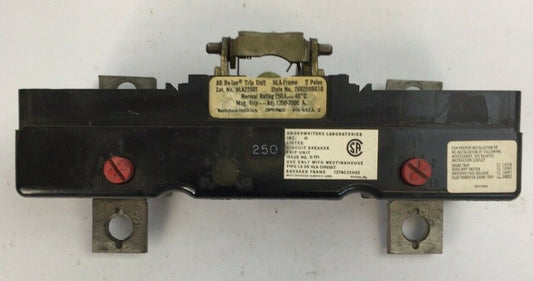WESTINGHOUSE HLA2250T TRIP UNIT 250AMP 2POLE MAG TRIP ADJ 1250-2500A 2602D98G100