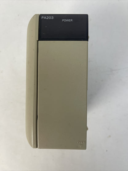 OMRON CQM1-PA203 POWER SUPPLY UNIT OUTPUT 5VDC 3.6A SOURCE 100-240VAC 60VA 0