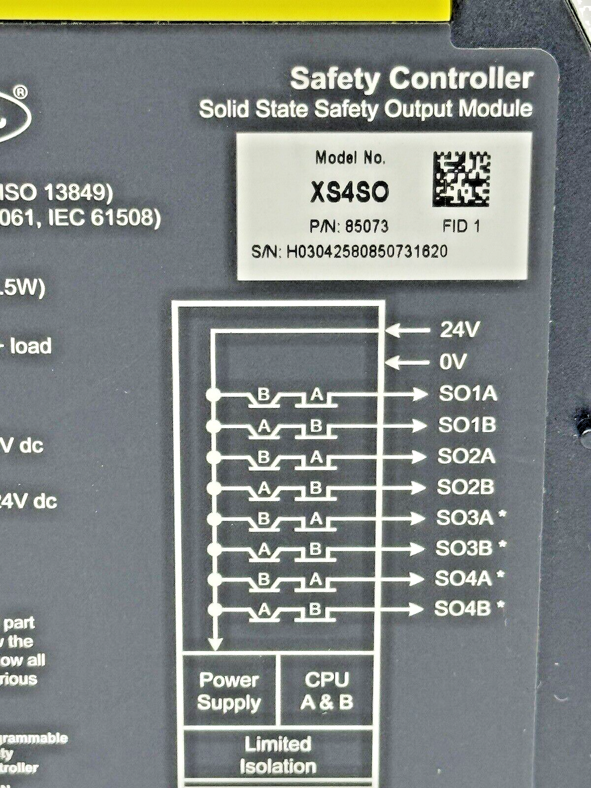 BANNER - XS4so - SAFETY CONTROLLER EXPANSION MODULE - 4 PAIR PNP SAFETY OUTPUTS8