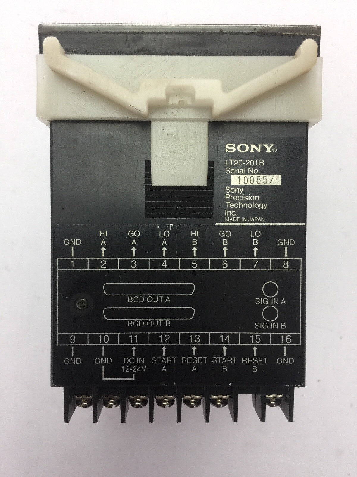 SONY LT20-201B DISPLAY FOR LTVD 24VDC1