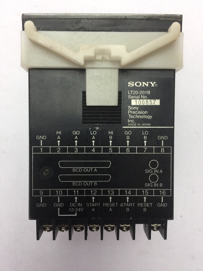 SONY LT20-201B DISPLAY FOR LTVD 24VDC1