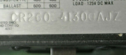 GENERAL ELECTRIC CR260L41300AJZ LIGHTING CONTACTOR / 110-120V COIL1