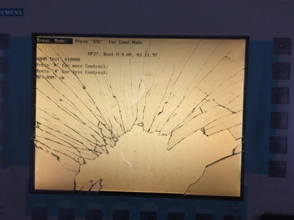 SIEMENS 6AV3637-1ML00-0FX0 CONTROL PANEL 24VDC SIMATIC OP372