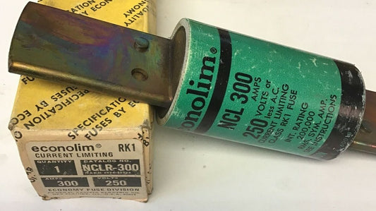 ECONOMY NCLR 300 FUSE 300A ECON-LIMITER CLASS RK1 CURRENT LIMITING NCLR 3000