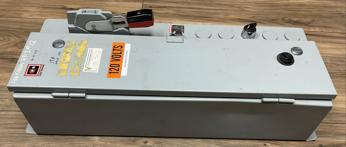 CUTLER HAMMER ECN1818CAC COMBINATION STARTER4