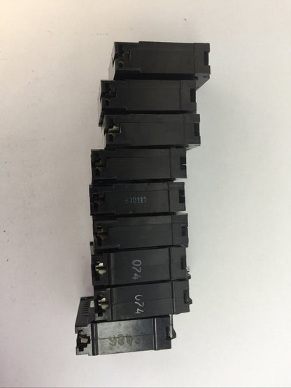 T&B/SYLVANIA/CHALLENGER C-120 CIRCUIT BREAKER 20A 1POLE 120/240VAC (LOT OF 9)3