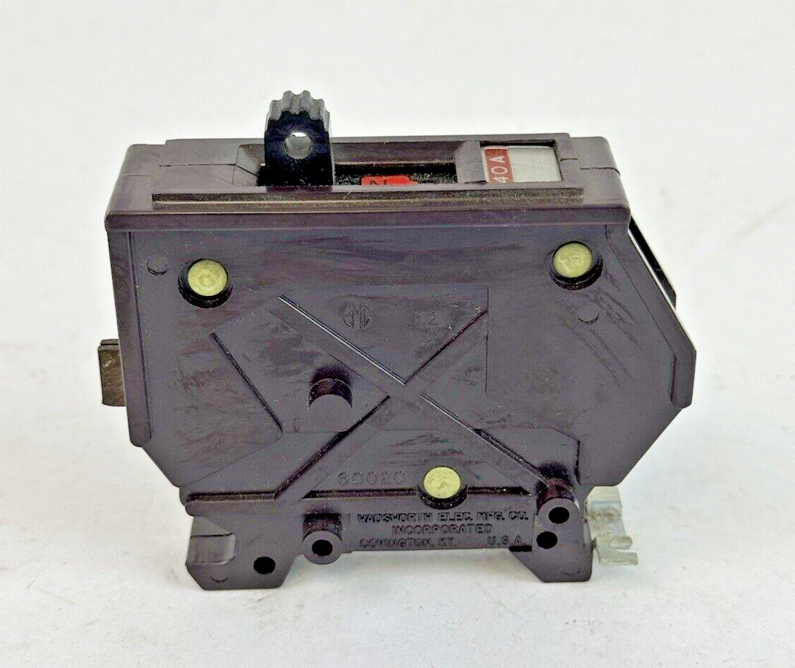 WADSWORTH - A40N - CIRCUIT BREAKERS - 1 POLE, 120/240 VAC, 40 A2