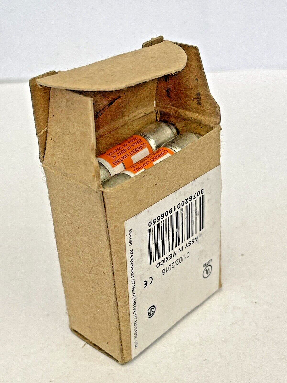 MERSEN - *BOX OF 10* - ATQR3-1/2- 3.5 AMP, 600 VAC, TIME-DELAY,AMP-TRAP,CLASS CC4