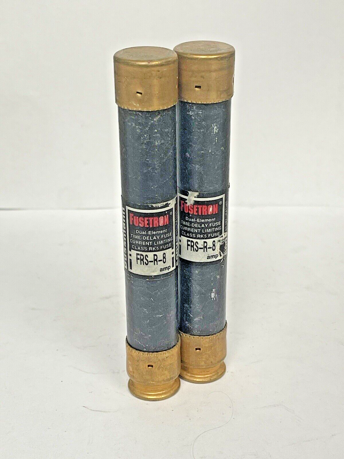 FUSETRON FRS-R-8 FUSES  8A 600V ***LOTOF2*** (FUSES MAY LOOK DIFFERENT)0