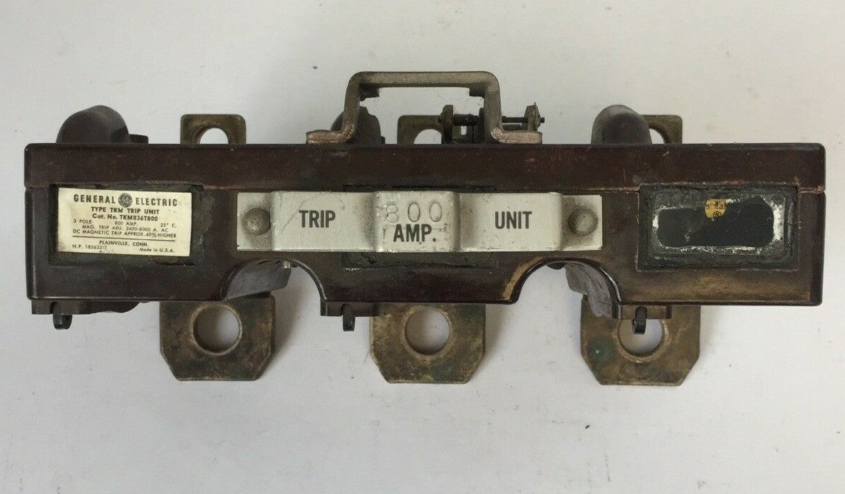GE TKM836T800 TRIP UNIT 800 AMP 3 POLE MAG TRIP ADJ 2400-8000A0