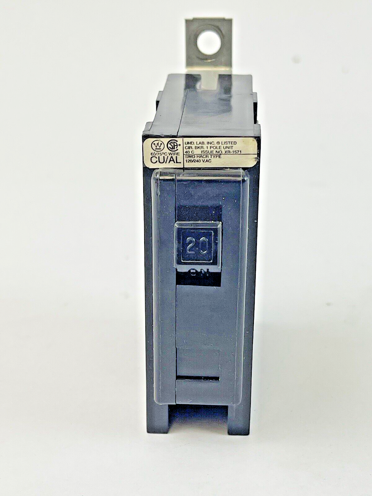 CUTLER-HAMMER WESTINGHOUSE *LOT OF 10* QBHW1020 -20A/1 POLE/240 VAC/QUICKLAG3