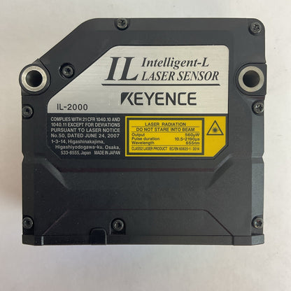KEYENCE IL-2000 INTELLIGENT-L LASER SENSOR0