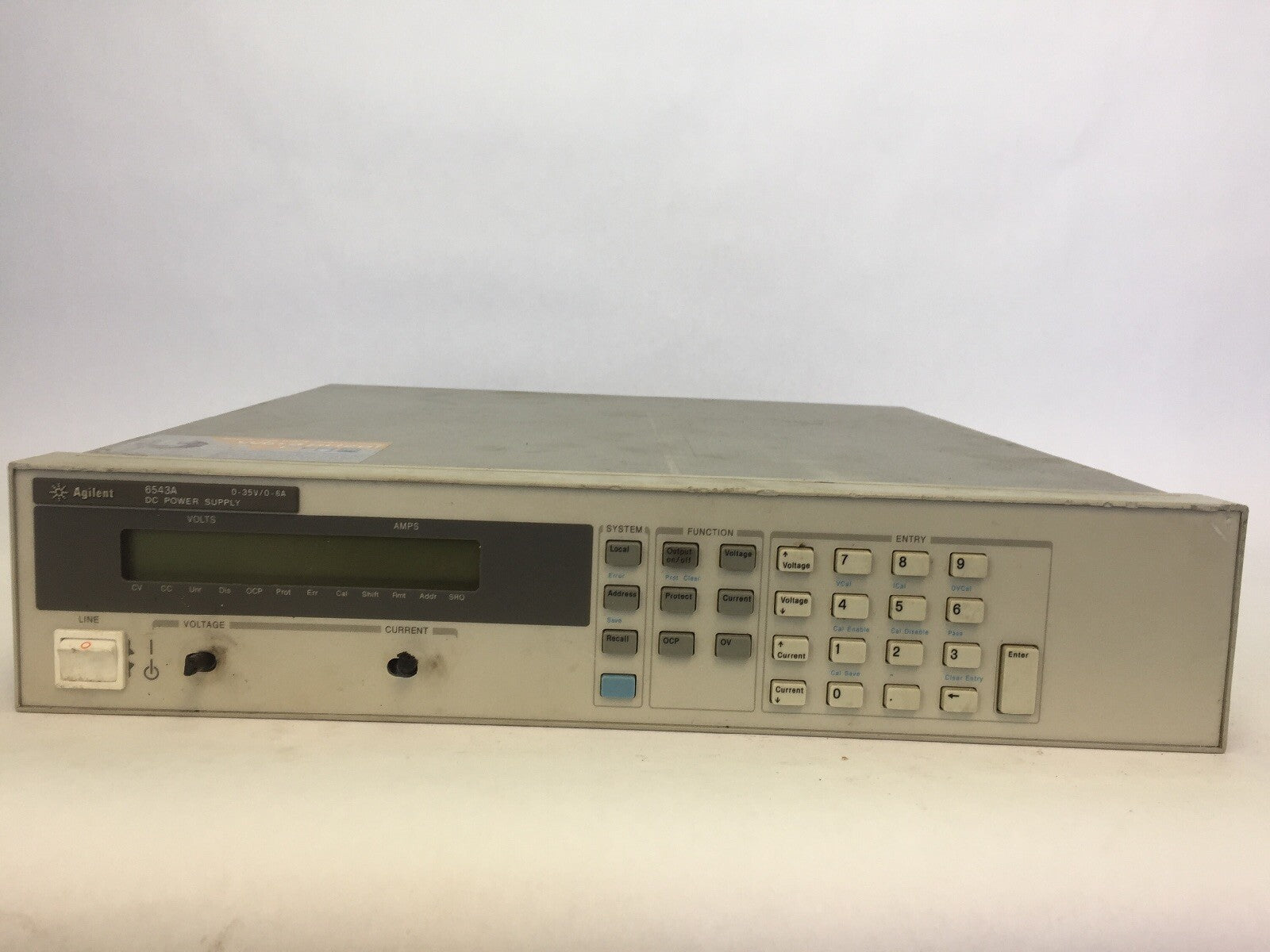 AGILENT 6543A DC POWER SUPPLY 0-35V/ 0-6A 0