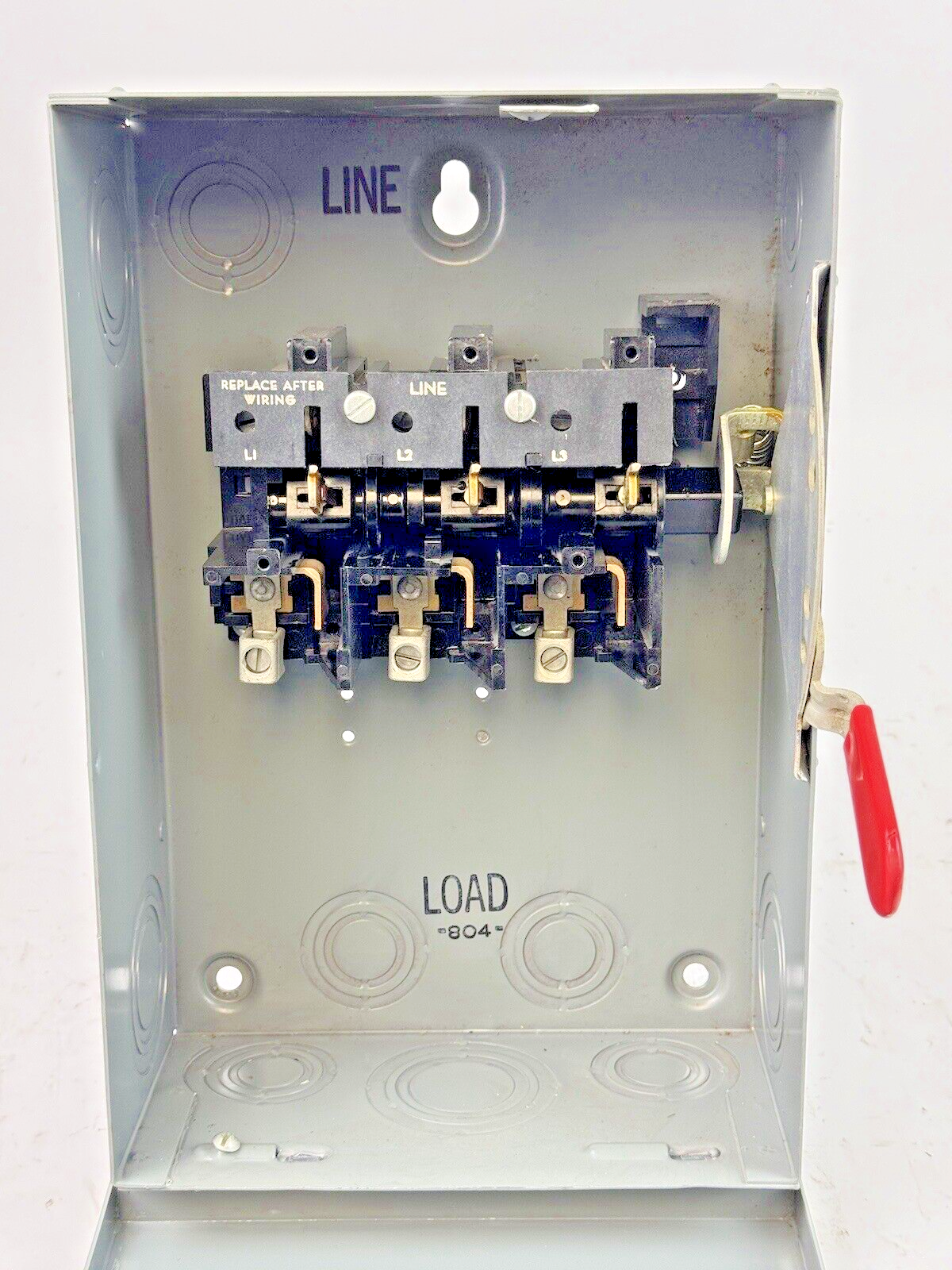 GE - TGN3322 MODEL 2 - SAFETY SWITCH - 60A/ 240VAC/ 3 POLE/ TYPE 19