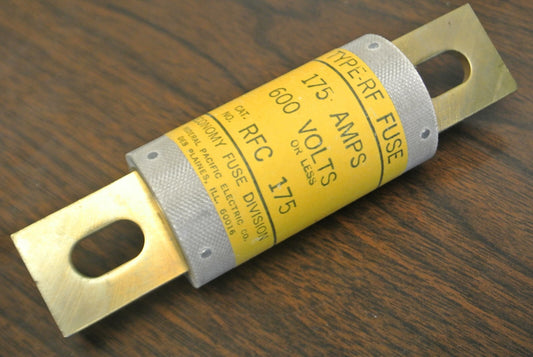 ECONOMY / FEDERAL PACIFIC RFC-175 RECTIFIER FUSE / 175A / 600V / NEW SURPLUS0