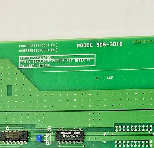 SIEMENS 505-6010 INPUT SIMULATOR MODULE4