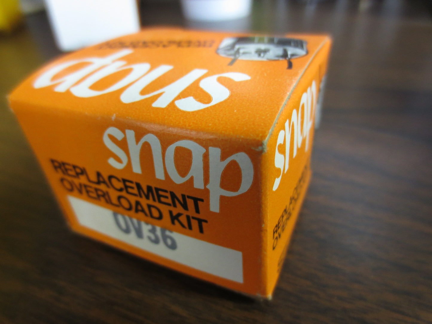 SNAP OV36 REPLACEMENT OVERLOAD KIT 1/6 to 1/8HP 115V 16.0 to 18.0A NEW SURPLUS2