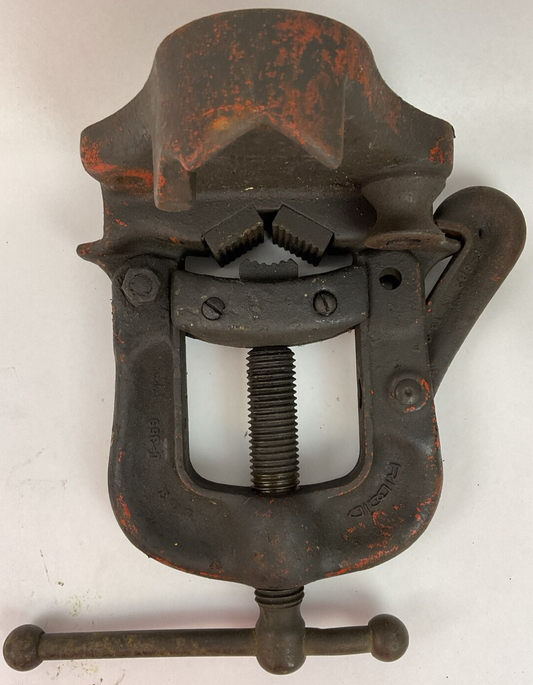 RIDGID NO 23 BENCH YOKE PIPE VISE 1/8"-3" PLUMBING PIPE CLAMP0
