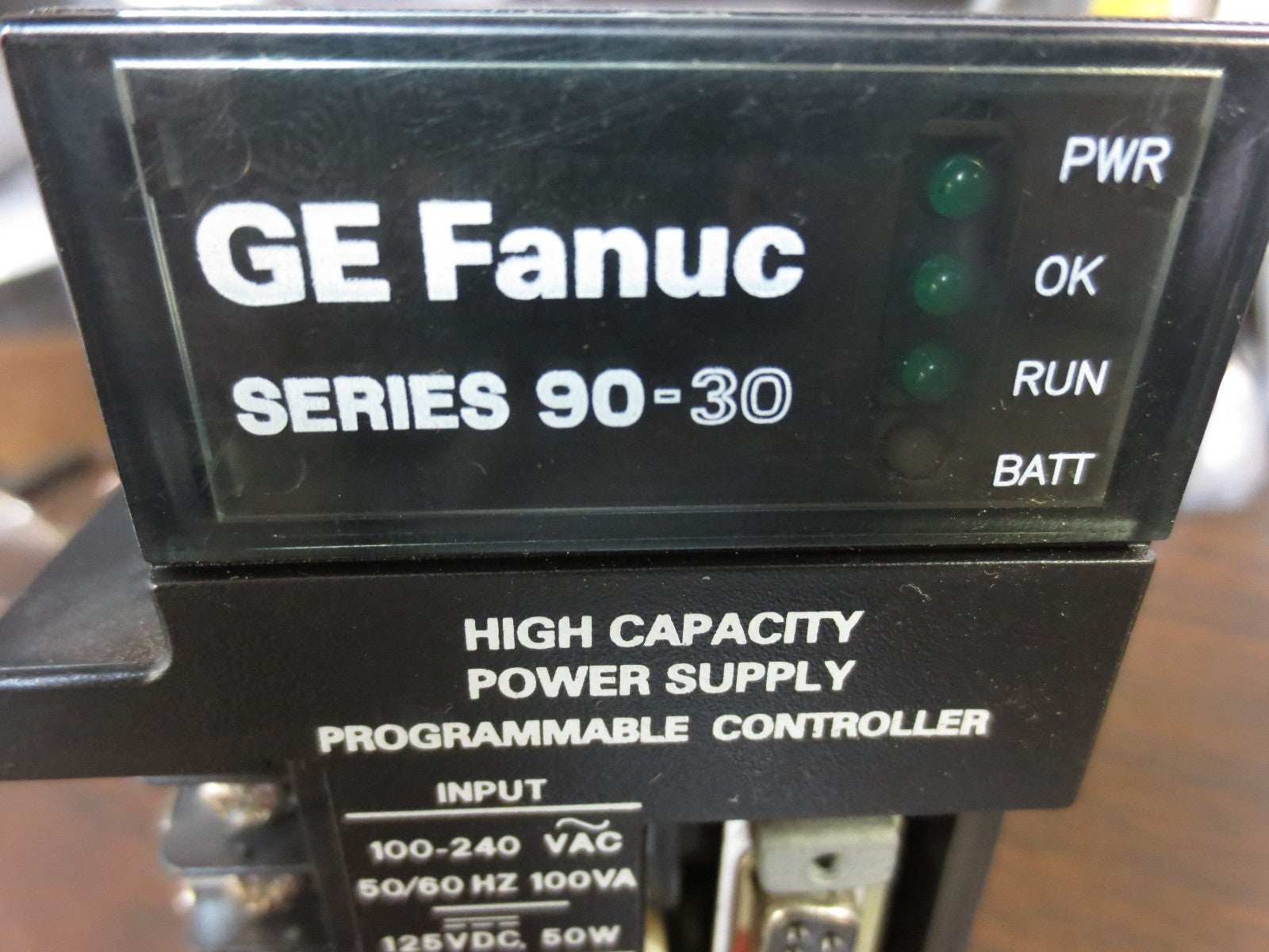 GE FANUC IC693PWR330D PLC POWER SUPPLY 120/240VAC HI-CAP 30W - NO COVER7