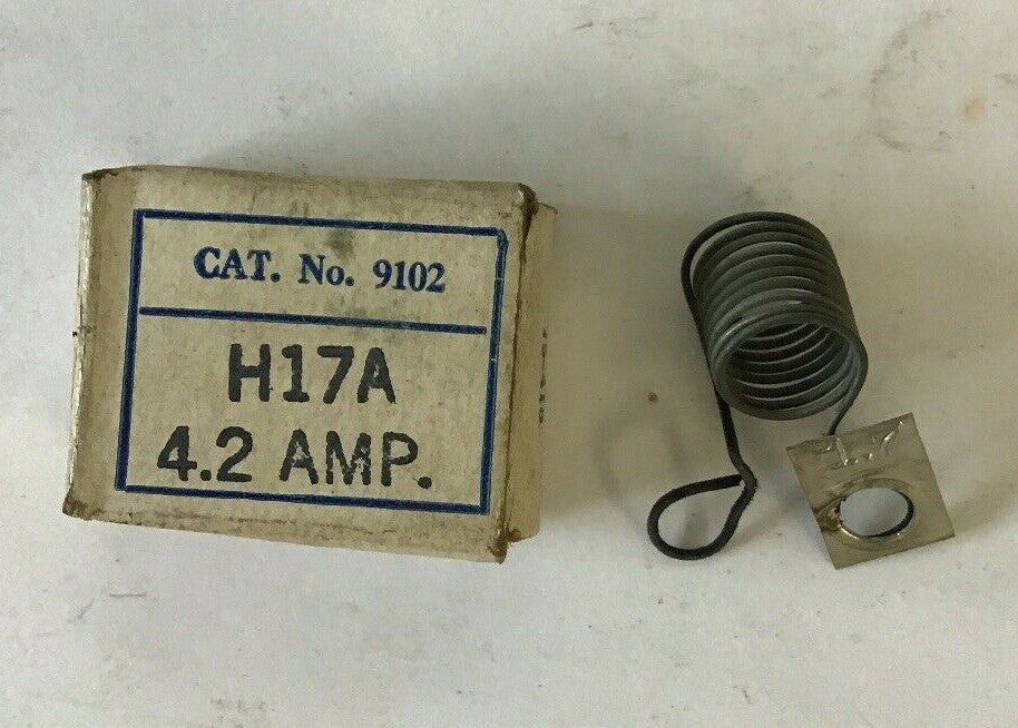 CUTLER HAMMER 9102 H17A 4.2AMP HEATER****LOTOF3****1