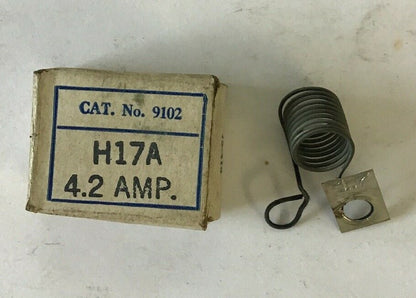 CUTLER HAMMER 9102 H17A 4.2AMP HEATER****LOTOF3****1
