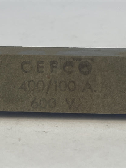 CEFCO 400/100A 600V FUSE REDUCER1