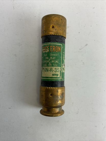 FUSETRON FRN-R 35 250VAC 35AMP DUAL-ELEMENT TIME DELAY CLASS RK5 FUSE (LOT OF 2)1