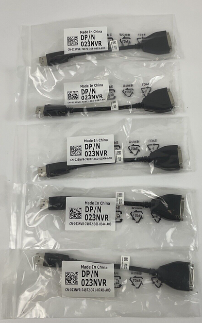 DELL DP/N023NVR DVI VIDEO DONGLE ADAPTER CABLE ***LOTOF5***0
