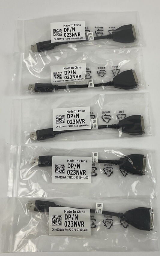 DELL DP/N023NVR DVI VIDEO DONGLE ADAPTER CABLE ***LOTOF5***0