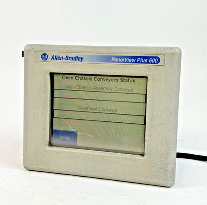 ALLEN-BRADLEY - 2711P-T6C20D SER. B REV. A - PANELVIEW PLUS 600 - 6" TOUCHSCREEN2
