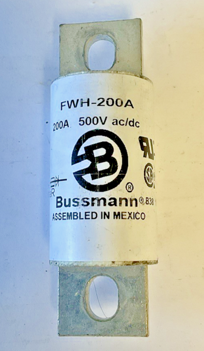 BUSS FWH-200A SEMICONDUCTOR FUSE  500VAC/DC ***LOTOF5***1