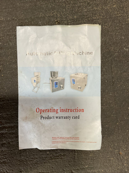 AUTOMATIC POWDER FILLING MACHINE PARTICLE PACKAGE WEIGHING FILLER6