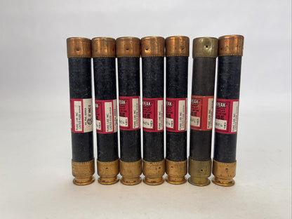 BUSSMANN LPS-RK-6 1/4 LOW-PEAK DUAL ELEMENT FUSE 6-1/4AMP 600VAC (LOT OF 7)2
